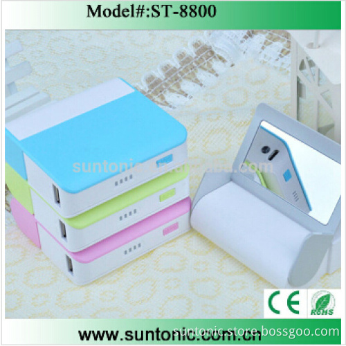Hotselling Power Bank with 360 Rotating Stand for Tablet